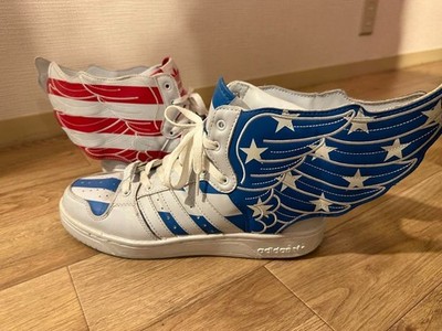  jeremy scott wing アメリカ RARE adidas Jeremy Scott JS Wings Flag Sneakers US 11 Limited