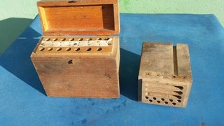 Bohrerkästen – Holz (ANTIK)
