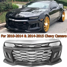 Fits 2010-2014&2014-2015 Chevy Camaro 5TH to 6th Gen ZL1 Front Bumper Cover Kit