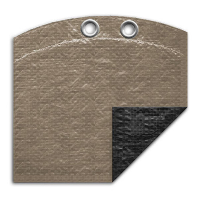 #ad #ad 24#x27; Round Above Ground Swimming Pool Winter Cover 12 Year Sand $129.99