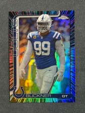 2025 Topps Chrome DeForest Buckner Neon Pulse Refractor Colts