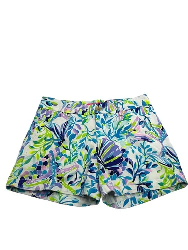 NWT Lilly Pulitzer Callahan Stretch Short Resort White Shell Beach 8
