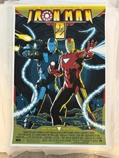 Mondo IRON MAN 2 Mike Saputo Alamo Drafthouse Marvel Comics Tony Stark