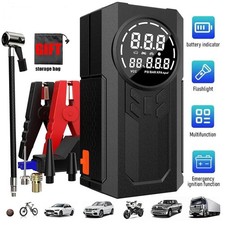 10000a Car Jump Starter Wair Compressor Booster Jumper Power Bank Car Battery