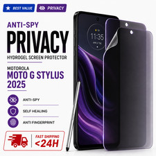 Motorola Moto G Stylus 2025 Privacy Anti-Spy Screen Protector Hydrogel