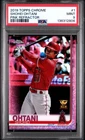 2019 Topps Chrome #1 Shohei Ohtani Pink Refractor PSA 9