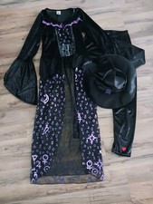 Girls Spirit Charmed Witch Costume Halloween Size Medium XL 3 Piece