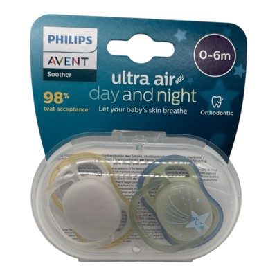 Philips Avent Ultra Air Schnuller, 2er-Pack   BPA-frei, Schnuller für Babys 0-6m