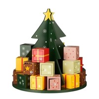 Mica Decorations Adventskalender - H30 X Ø28 Cm - Mdf - 100% Fsc - Mehrfarbig