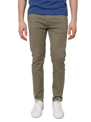 Centurion Hose Baumwolle mattiert Streetch Militärgrün Made in Italy