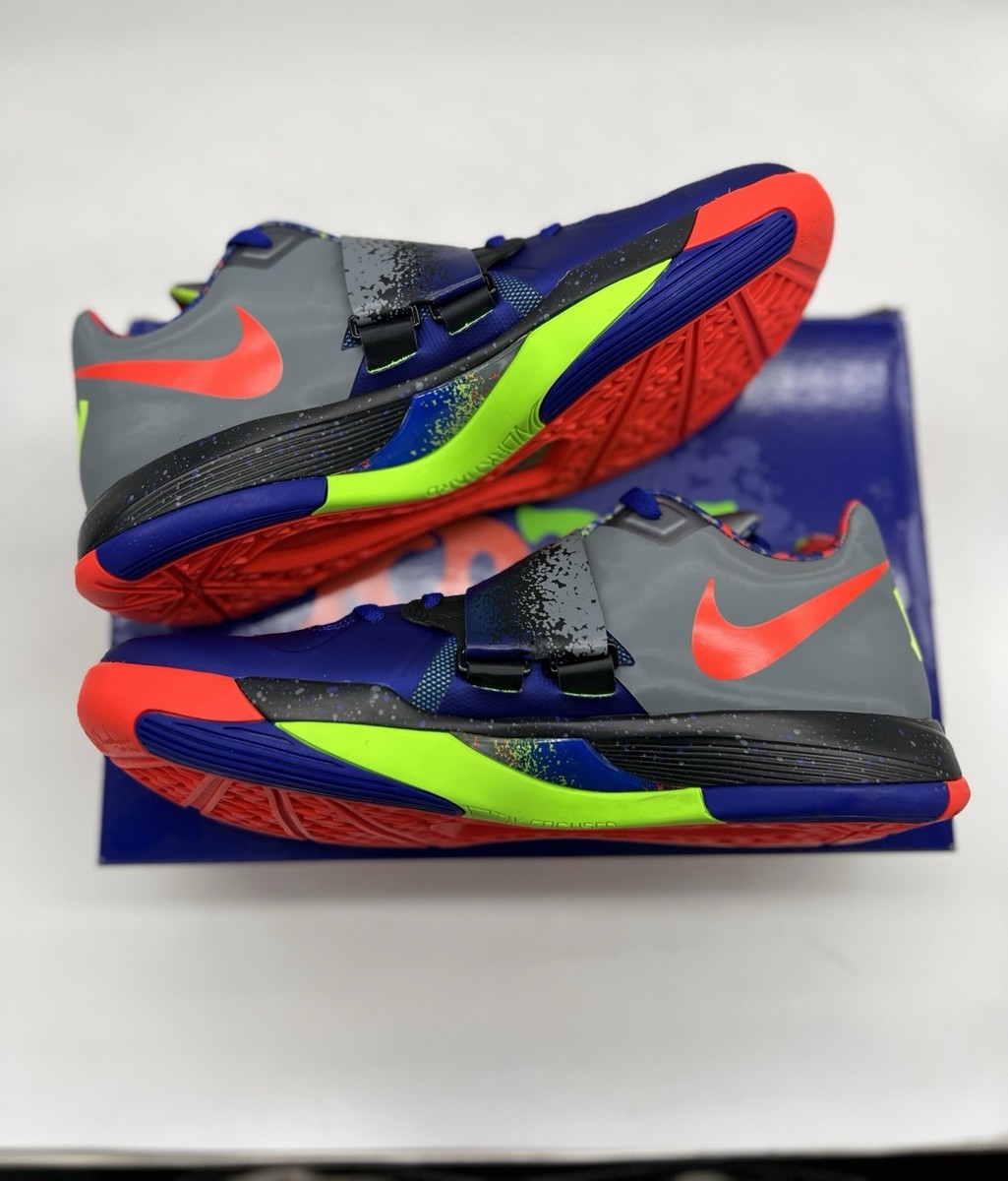 Size 12 - Nike Zoom KD 4 Blue Red NERF Blue IV Red Black NEW Kevin