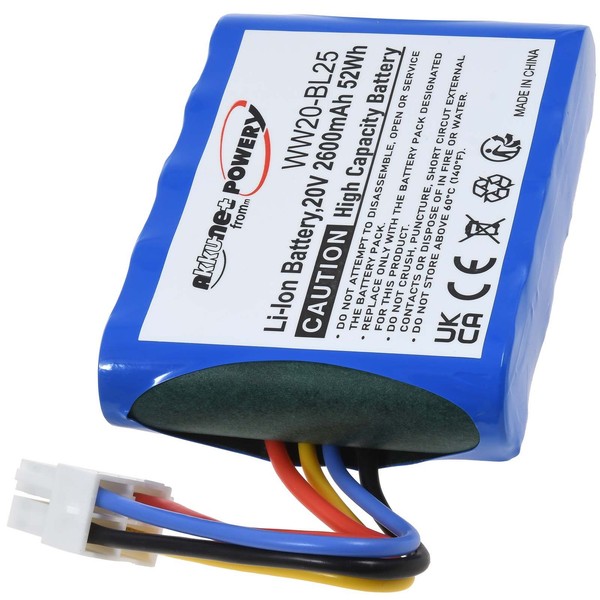 Akku FüR Landxcape LX790 600M2 MäHroboter 20V 2500Mah/50Wh Li-Ion Schwarz-image