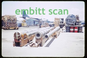 Original Slide, USAF Fairchild C-123 Provider at Da Nang, 1967 Vietnam War