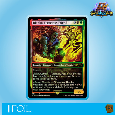 Blanka, Ferocious Fiend | Foil | MTG | Secret Lair x Street Fighter | E | NM | R
