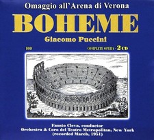 Puccini La Boheme Fausto Cleva 1951 Met Opera New York 2 CD