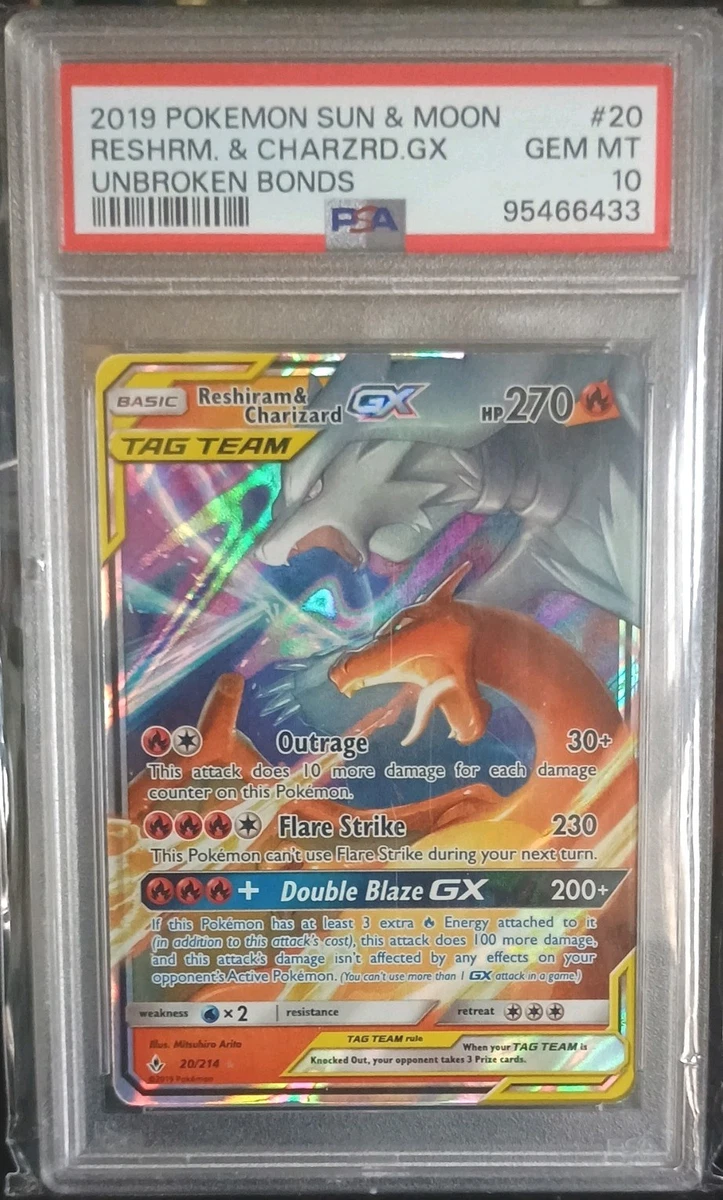 Reshiram Pokémon TCG Professional Sports Authenticator (PSA