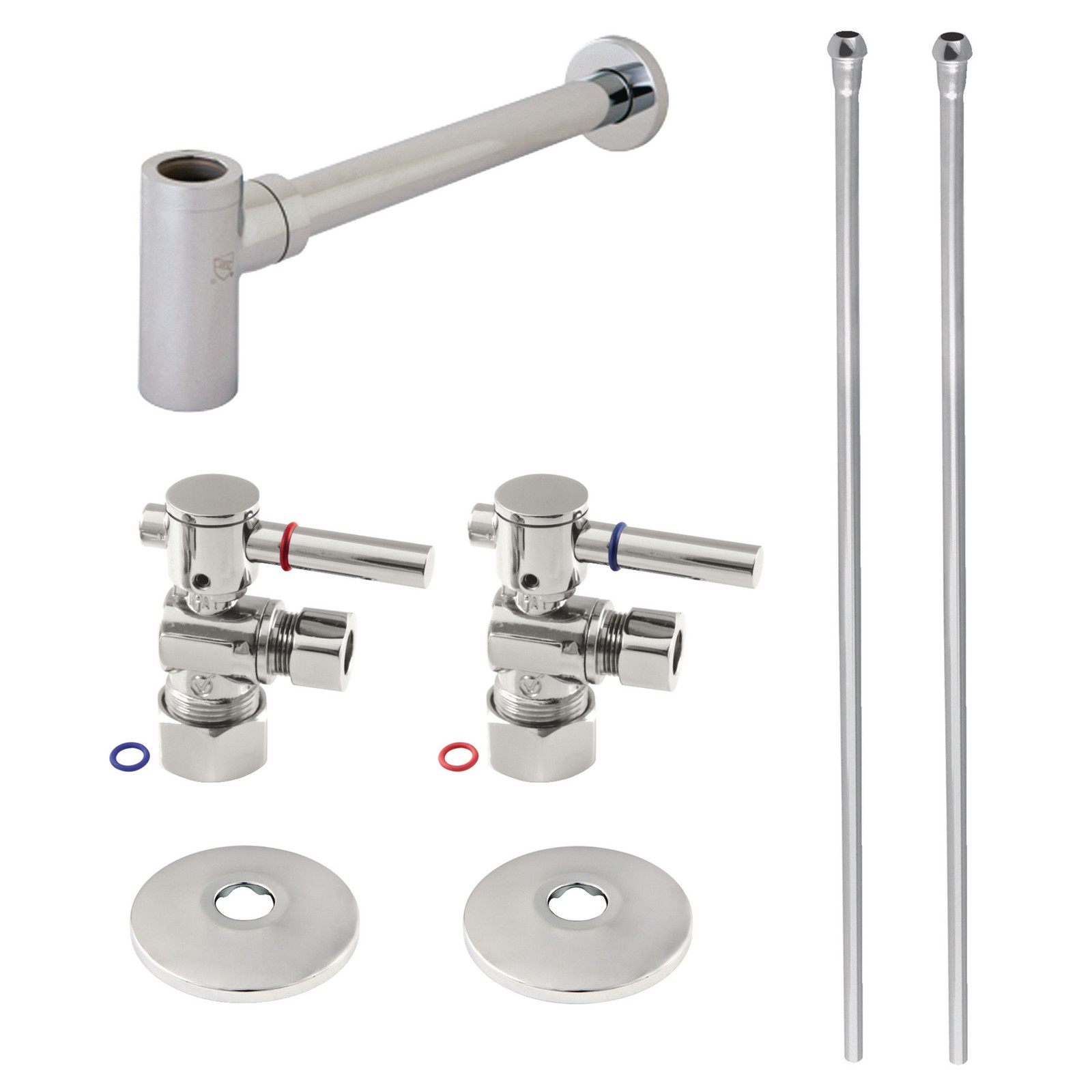 Kingston Brass CC5330.DLLKB40 Trimscape Plumbing Supply Kit Combo - Chrome