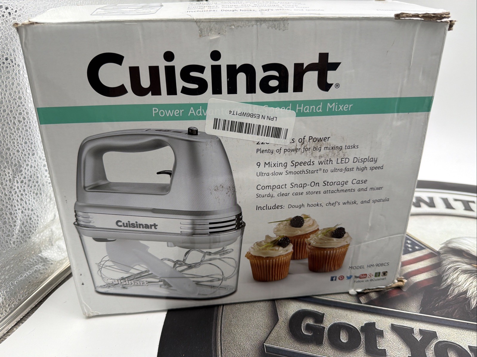 Cuisinart Power Advantage Plus 9-Speed Handheld Mixer with S