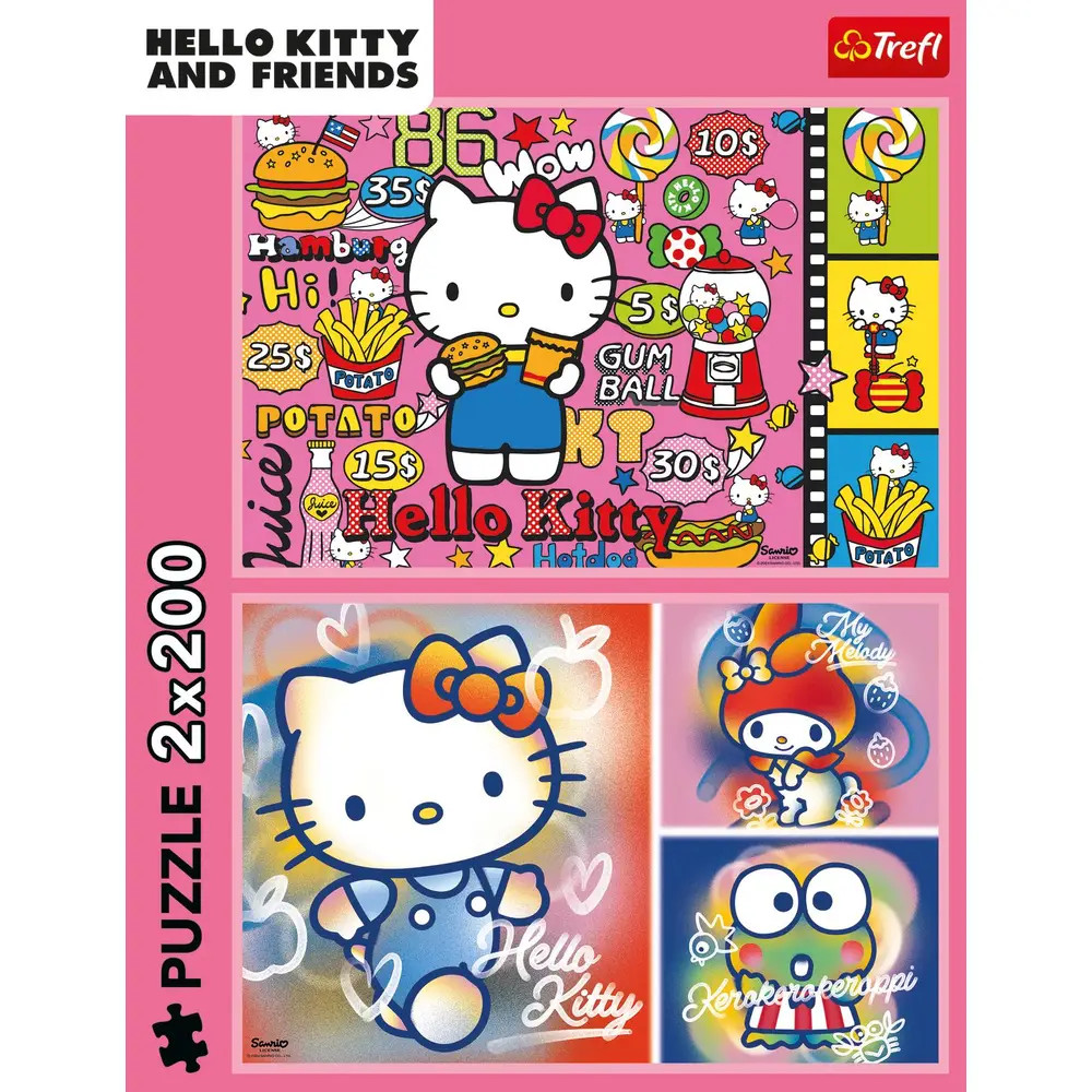 Trefl 2 Puzzles - Hello Kitty And Friends - Hello Kitty - Bild 3