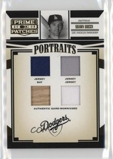 2005 Donruss Prime Patches Portraits Quad Swatch 117/150 Shawn Green #P-13 1l2