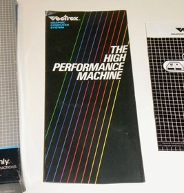 3D CRAZY COASTER (1983) Complete w/ Box ~ Vintage VECTREX Video Game