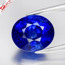  GFCO CERTIFIED 2.16ct Oval Natural Royal Blue Sapphire - Heated, Ceylon Gem