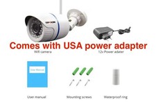 SECURITY VIDEO SURVEILLANCE WATERPROOF CAMERA 4MP 1080P COMES WITH 64 GB CARD