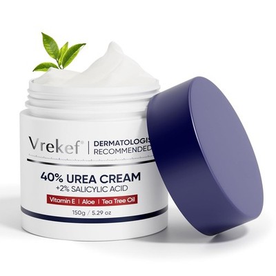 Urea Cream 40 Percent for Feet Maximum Strength, Urea Cream 40% Plus Salicylic A