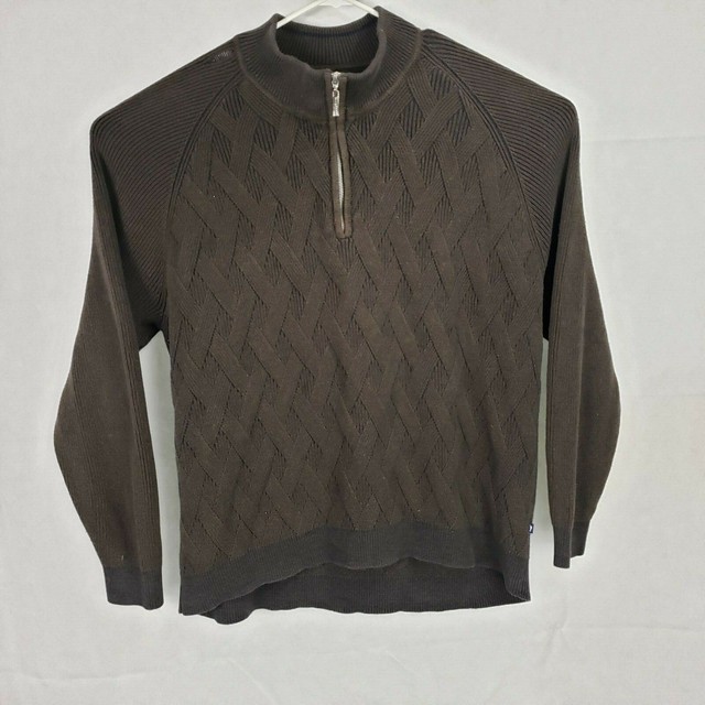 half zip ribbed