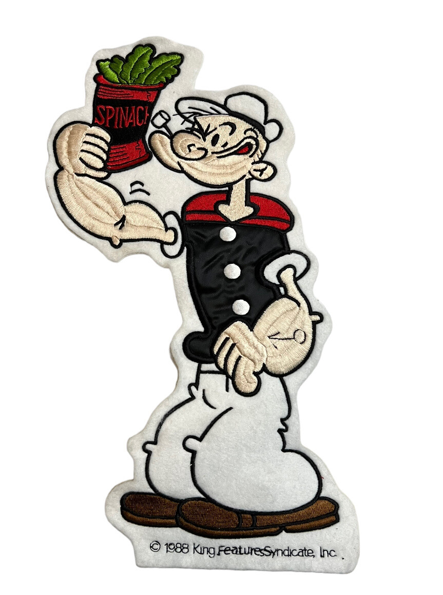 Popeye The Sailor 1988 King Features Syndicate Embroidered