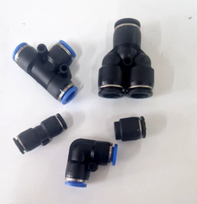CONTEXT Imperial Push Fit,Connectors,Elbows & Tees, Air Ride Push in fittings & Adapters