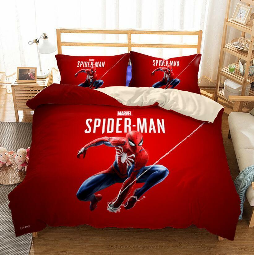 Batman Spiderman Quilt Cover Customizable Duvet Cover Doona Bed