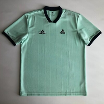 Adidas Mens Tango Adv Icon  Mint Jersey  Stripe DP2703 Sz S  50 NWT