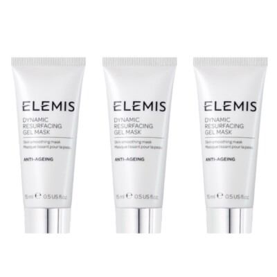 X3 ELEMIS TRAVEL DYNAMIC RESURFACING GEL MASK 15ML - BRAND NEW