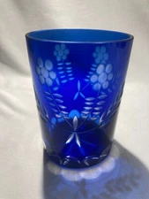 Beautiful Crystal Blue Daisies Drinking Cup