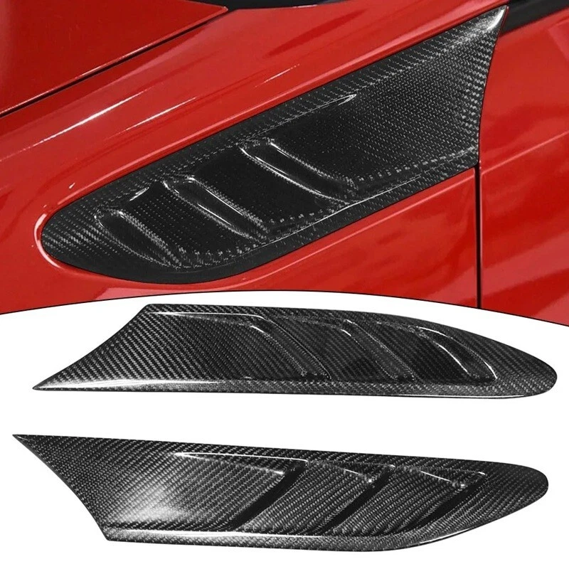 Night Kids Fender Vent Fins Genuine Carbon Fibre fits Toyota GT 86 & Subaru BRZ - image 2 of 4