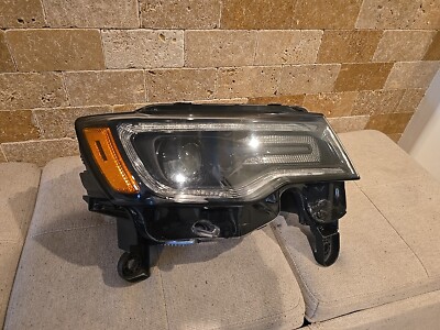 2017 21 Jeep Grand Cherokee Headlight Passenger Side Xenon Led Oem Ebay 