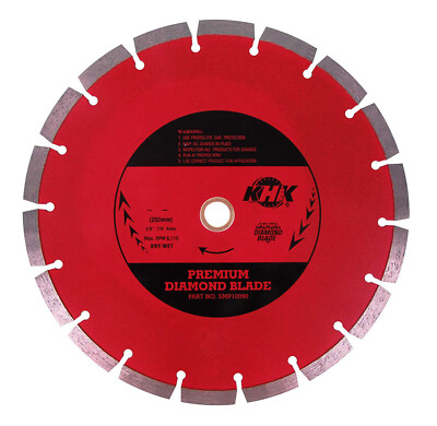 3 Pack 10'' Premium Segmented Diamond Saw Blade Cut Concrete Bricks Stone Blocks