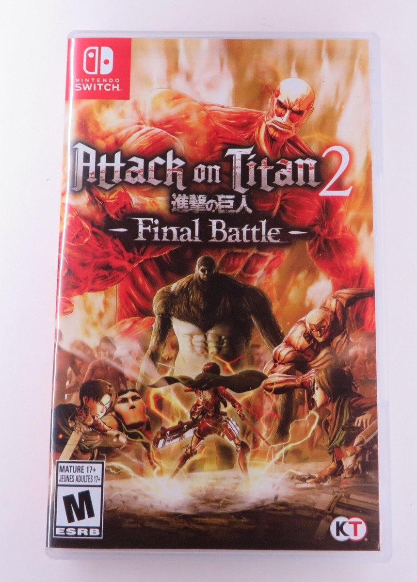 Replacement Case (NO GAME) Attack On Titan Final Battle Nintendo