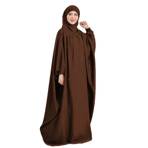 Overhead Robe Women Khimar Prayer Long Dress Modest Full Cover Kaftan Ramadan - Picture 8 of 28