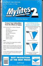 50 CURRENT 700M2 E. Gerber Mylites 2 Mylar Comic Book Bags Sleeves 1 Bag