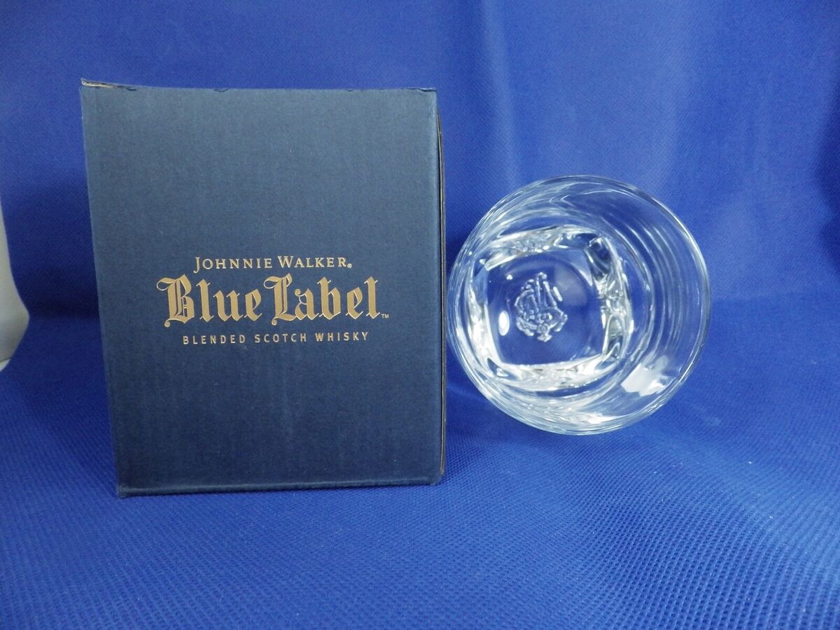 Johnnie Walker Whisky Blue Label Glass Bottom with LOGO Box Johnnie Walker Whisky Blue Label Glass Bottom with LOGO Box