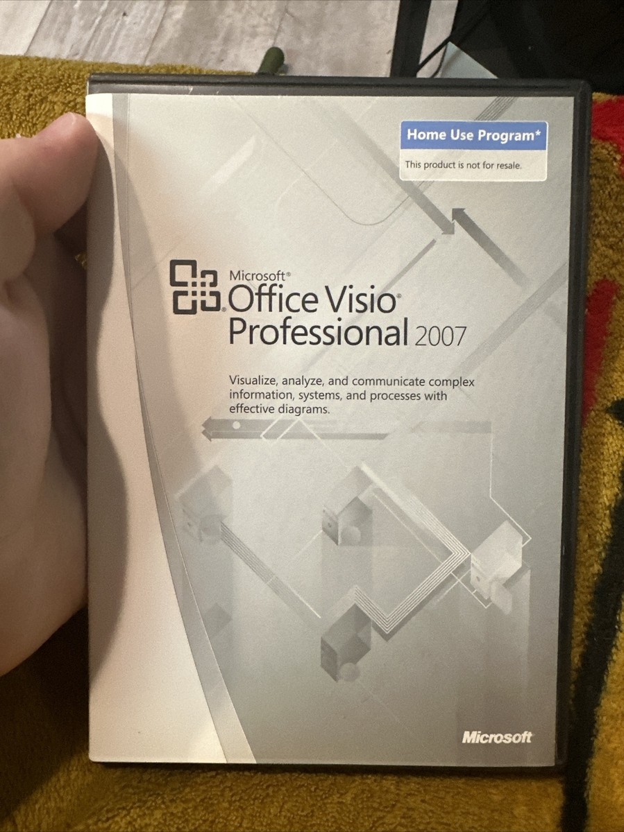 MICROSOFT OFFICE VISIO PROFESSIONAL 2007 w/ Product Key | eBay