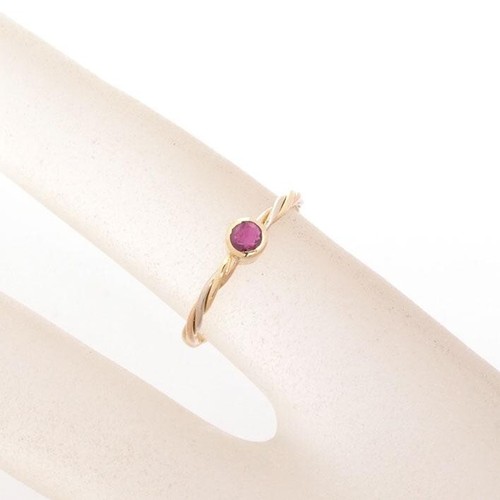 Cartier Ring Ruby Twist 18K 750 Yellow White Rose Gold - Picture 6 of 6
