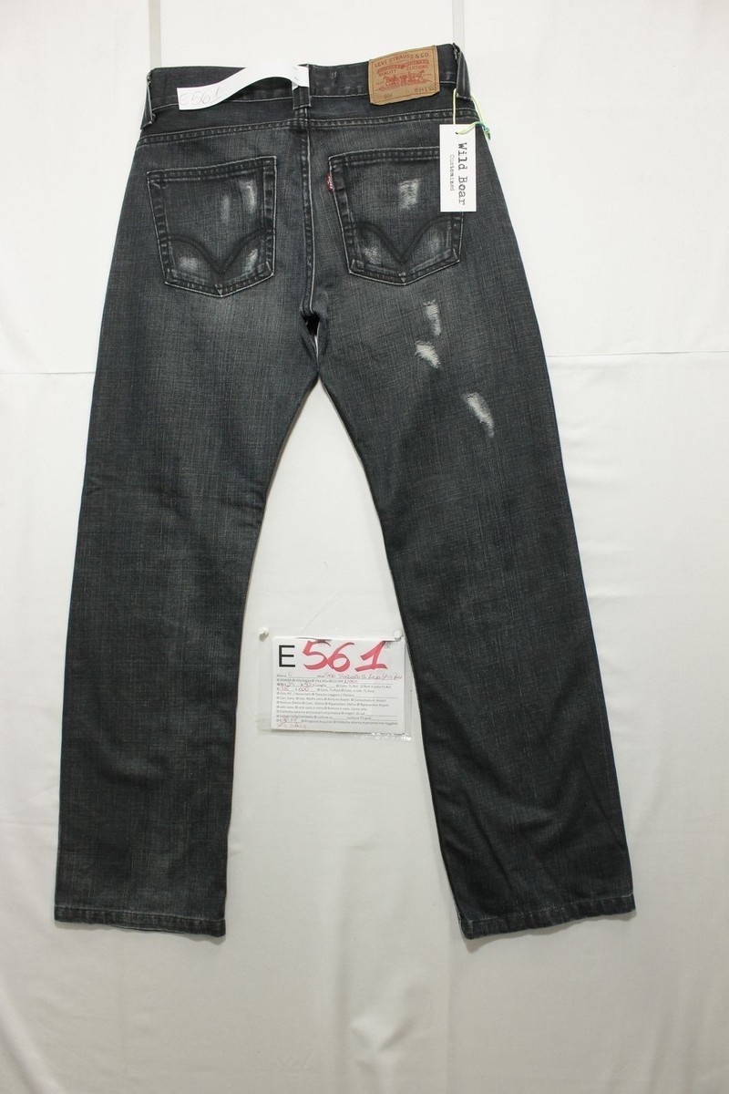 Levis 506 standard accorciato Tg 45 W31 L34 destroy