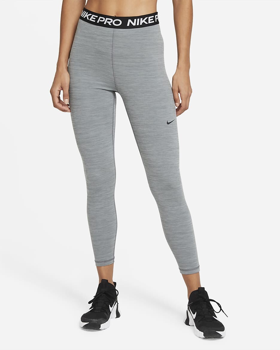 Nike Women's Nike Pro 365 High Waisted Mesh Panel Leggings Size