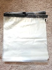 Clear Plastic drawstring bags 19 L x 17.5 W