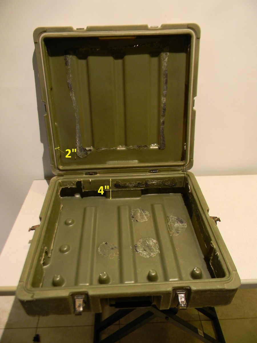 米軍　HARDIGG CASE Hardigg MILTOPE Briefcase Military Surplus Case 23 x 22 x6.5