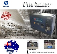 5kw 6.6kva Open Roof best Diesel Generator stable fast cooling easy maintenance