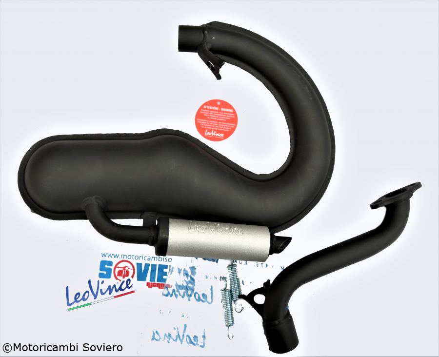 Marmitta Leovince elaborata Vespa 125 Et3 Primavera Silenziatore